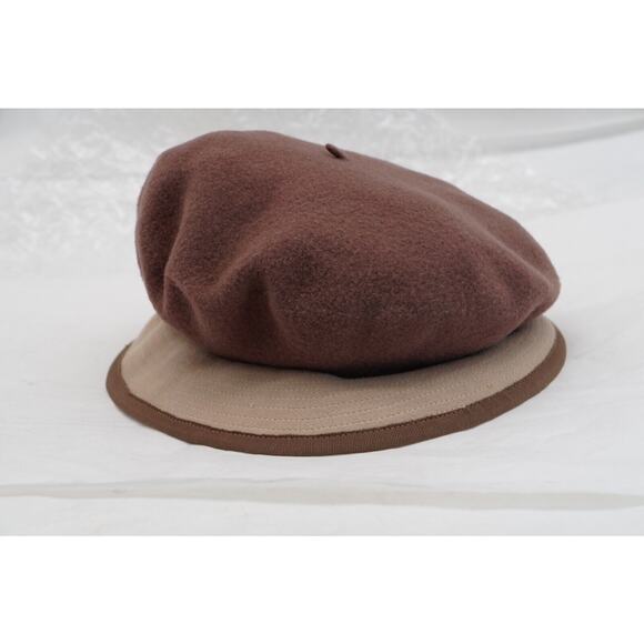 Vintage Chapeaux Motsch Pour Hermes’ Bicolor Wool Blend Hat Size 56 main image 6